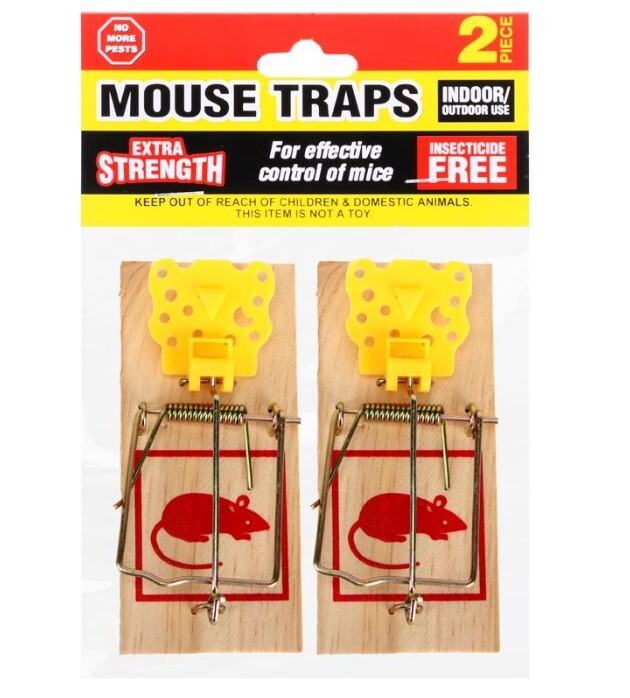 Traps Mouse Wooden 2pk