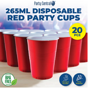 Drinkware American Red Cup 265ml 20pk 