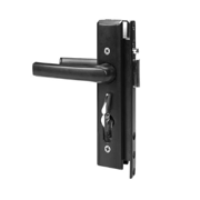 Hinged Screen Door Lock Black W/o Cylinder