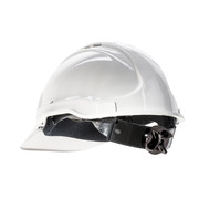 Tuff Guard White Vented Hard Hat 6 Point Web Harness Ratchet