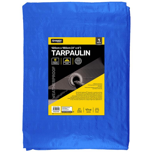 Handy Hardware Tarpaulin 120 x 180cm, 4ft x 6ft