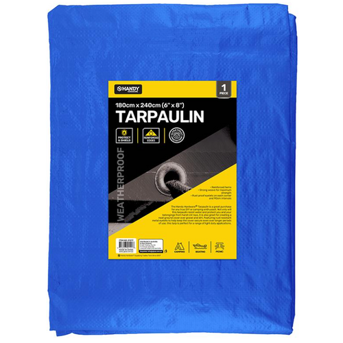 Handy Hardware Tarpaulin 180 x 240cm, 6ft x 8ft