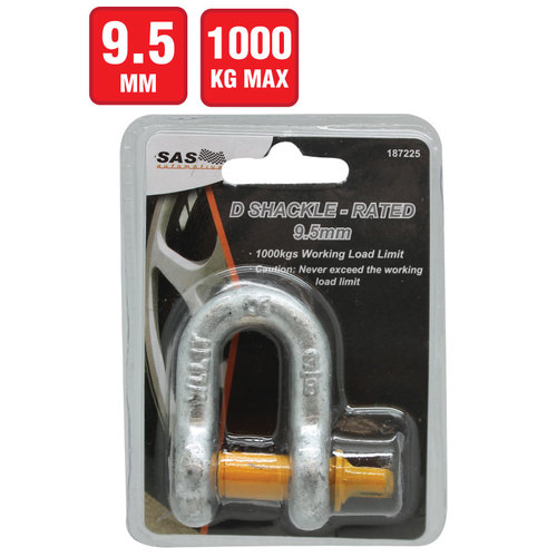 D Shackle 1000 kg Load Rating