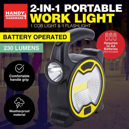 COB 2-in-1 Work Light