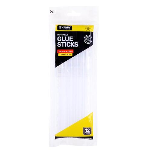 Glue Gun Hot Melt Glue Sticks 200mm x 11mm 12pc (Suitable with 40W Glue Gun) 