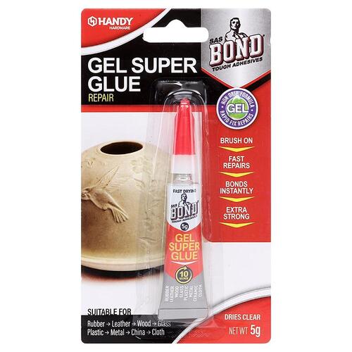 Glue Gel Super Glue 5g 1pce (Dries Clear)