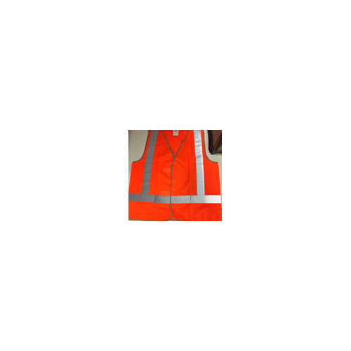 Safety Vest X With Velcro Orange