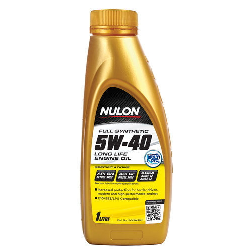 Nulon Full Synthetic 5w40 Long Life Engine Oil