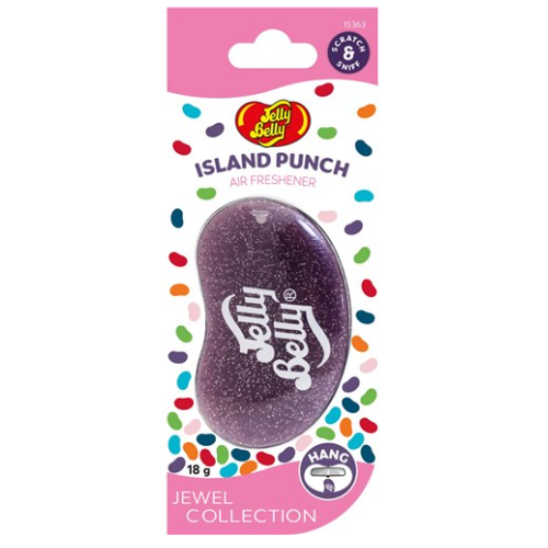 JELLY BELLY 3D JEWEL HANGING ISLAND PUNCH