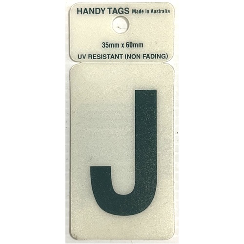 Self Adh Gr 35x60 Letter - J  (5)