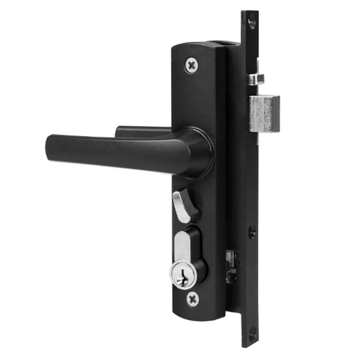 Hinged Screen Door Lock Black Includes Cylinder(H922BLK-5P)