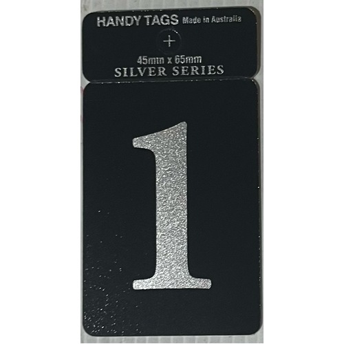 Self Adh Silver 45x65 Numeral - 1  (5)